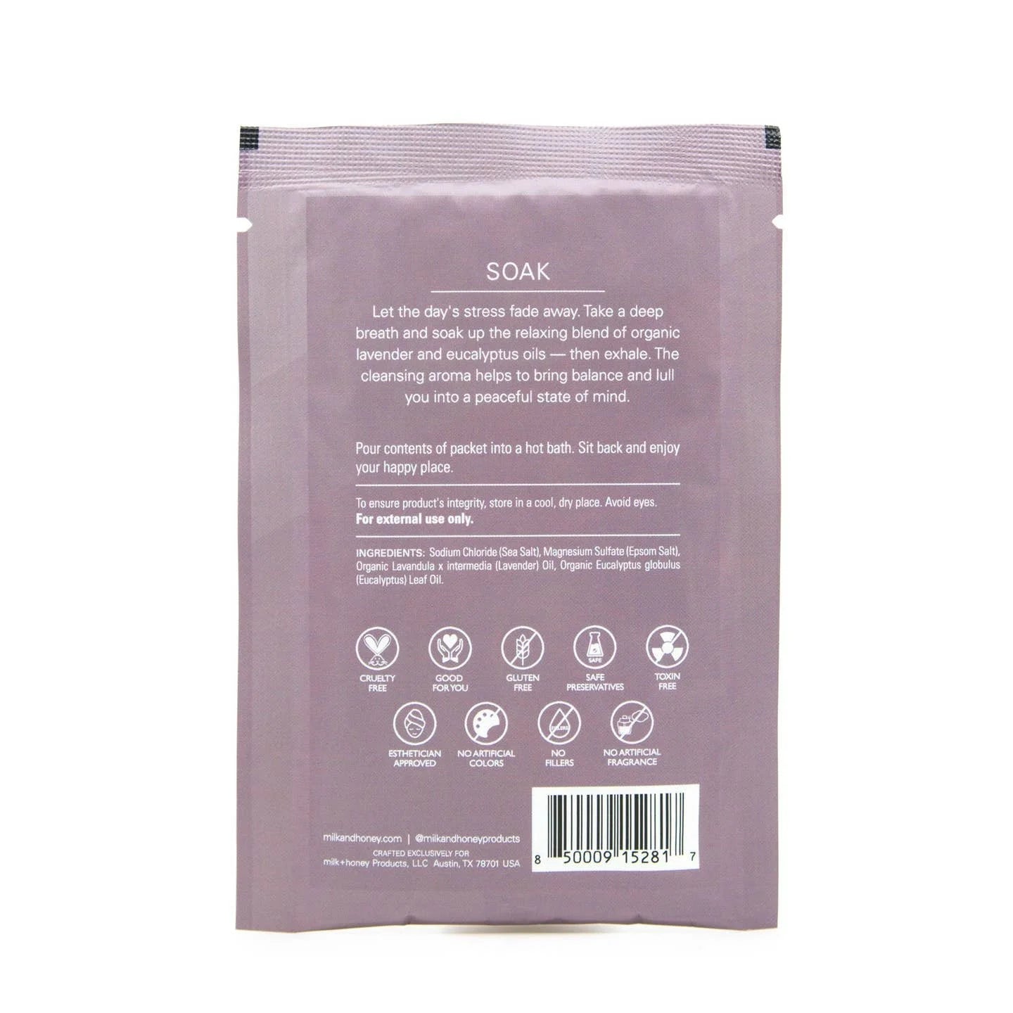 Milk + Honey Bath Soak - No. 8 Lavender + Eucalyptus