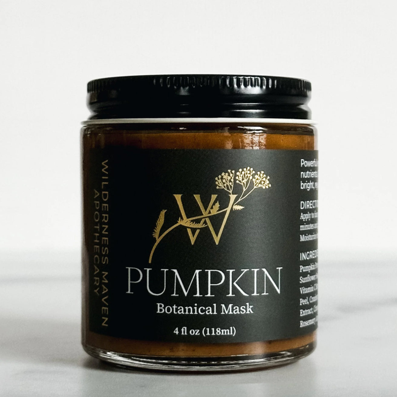 Wilderness Maven Pumpkin Botanical Mask