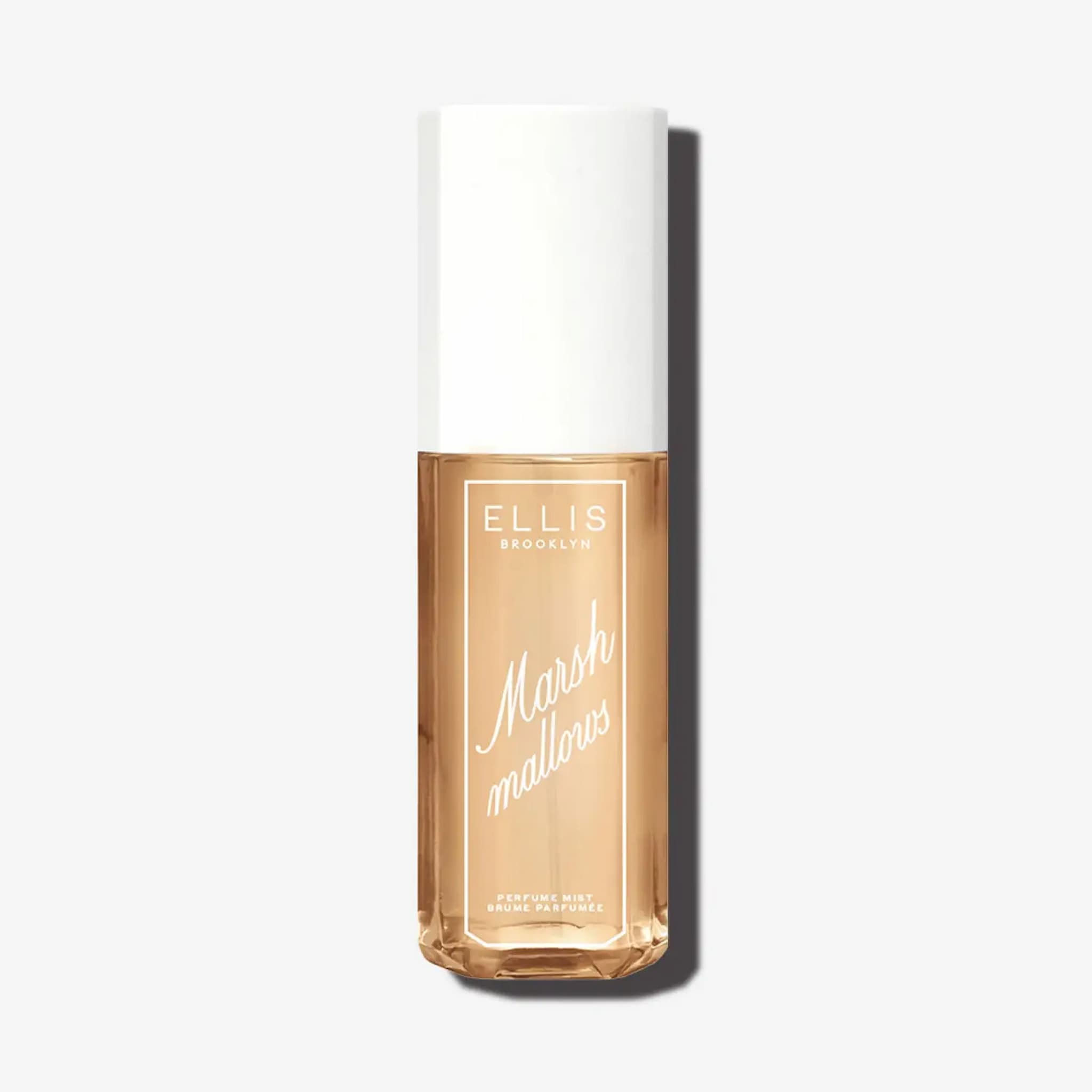 Ellis Brooklyn Marshmallows Perfume Mist bottle on a white background.