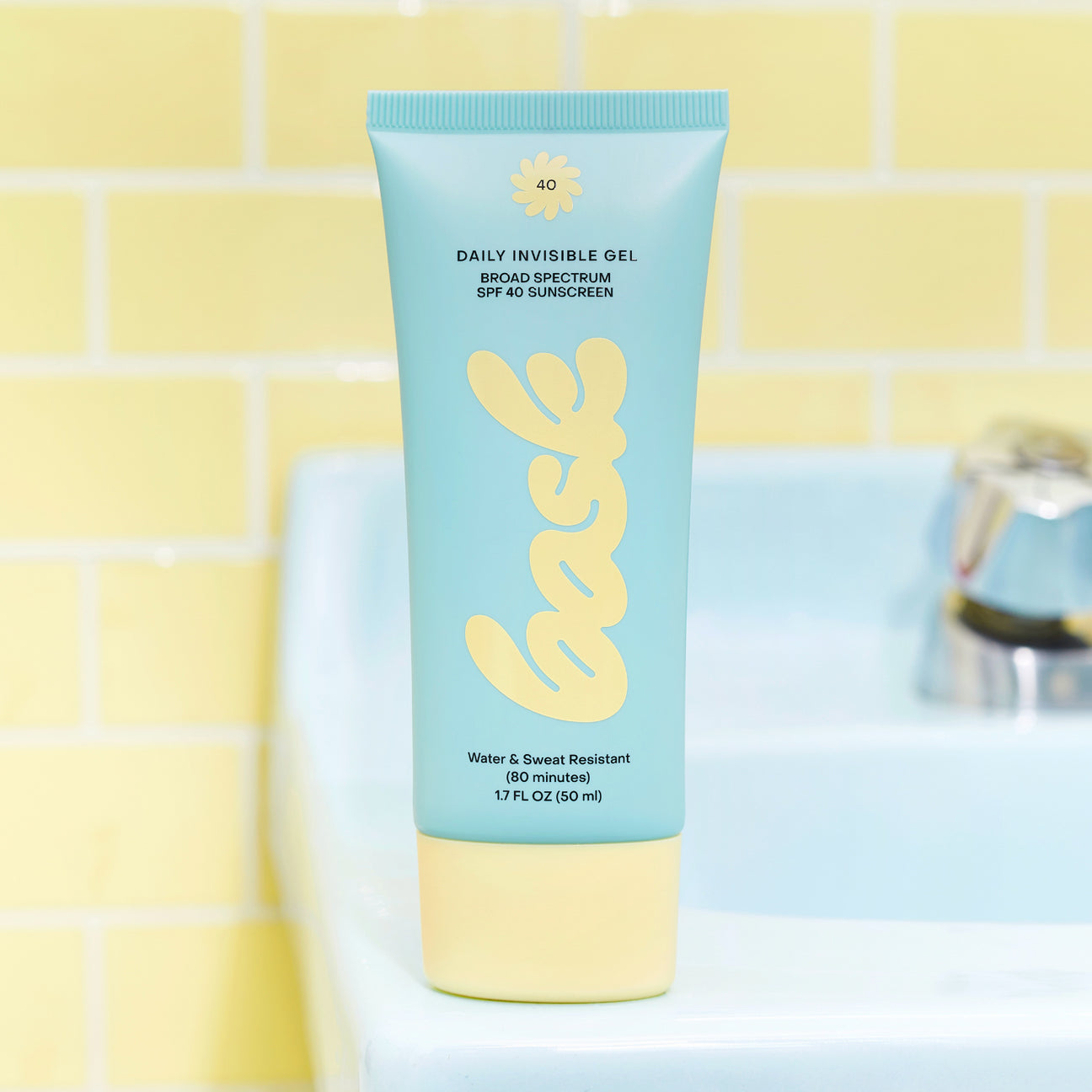 Bask Suncare Daily Invisible Gel SPF 40 Sunscreen