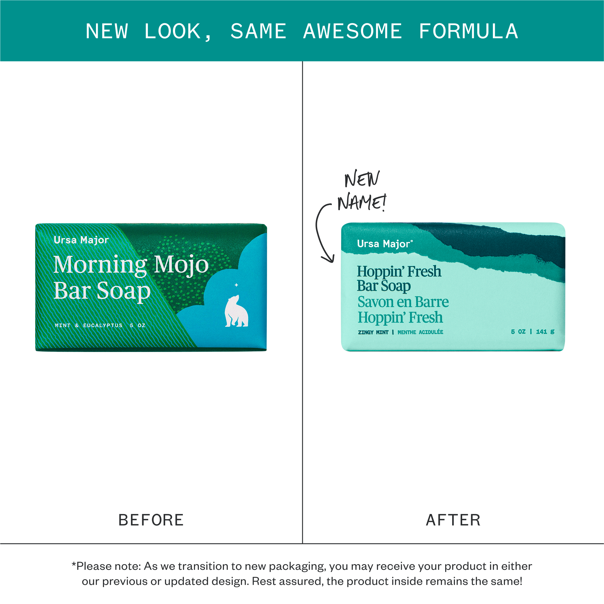 Ursa Major Hoppin' Fresh Bar Soap
