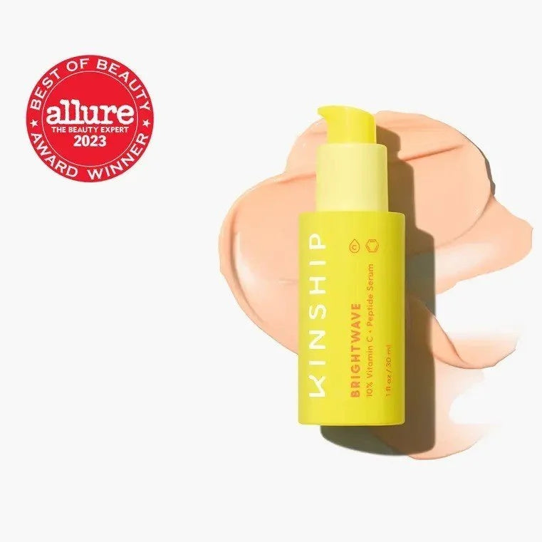 Kinship Brightwave Face Serum - Vitamin C + Peptides