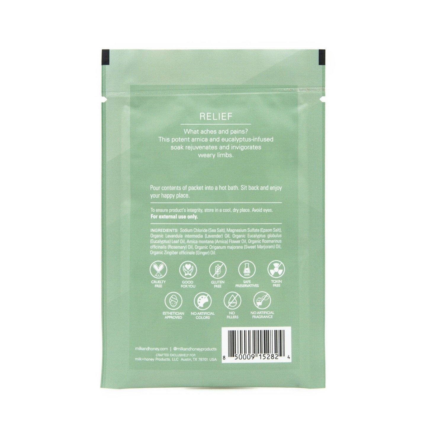 Milk + Honey Muscle Soak - No. 18 Eucalyptus + Arnica
