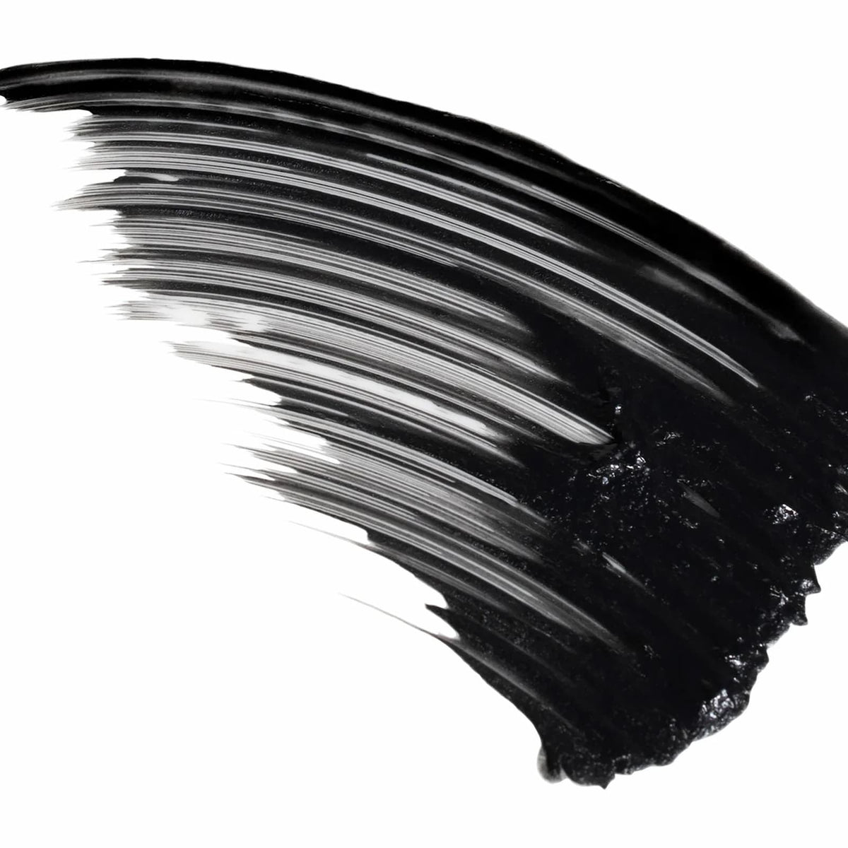 A thick black swatch of Rituel de Dille Levitation Lash against a white background.